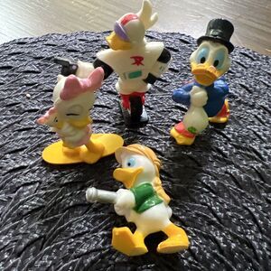 Lot of 2 DuckTales Characters Louie McDuck Gizmo Duck Vanderquack Scrooge MsDuck